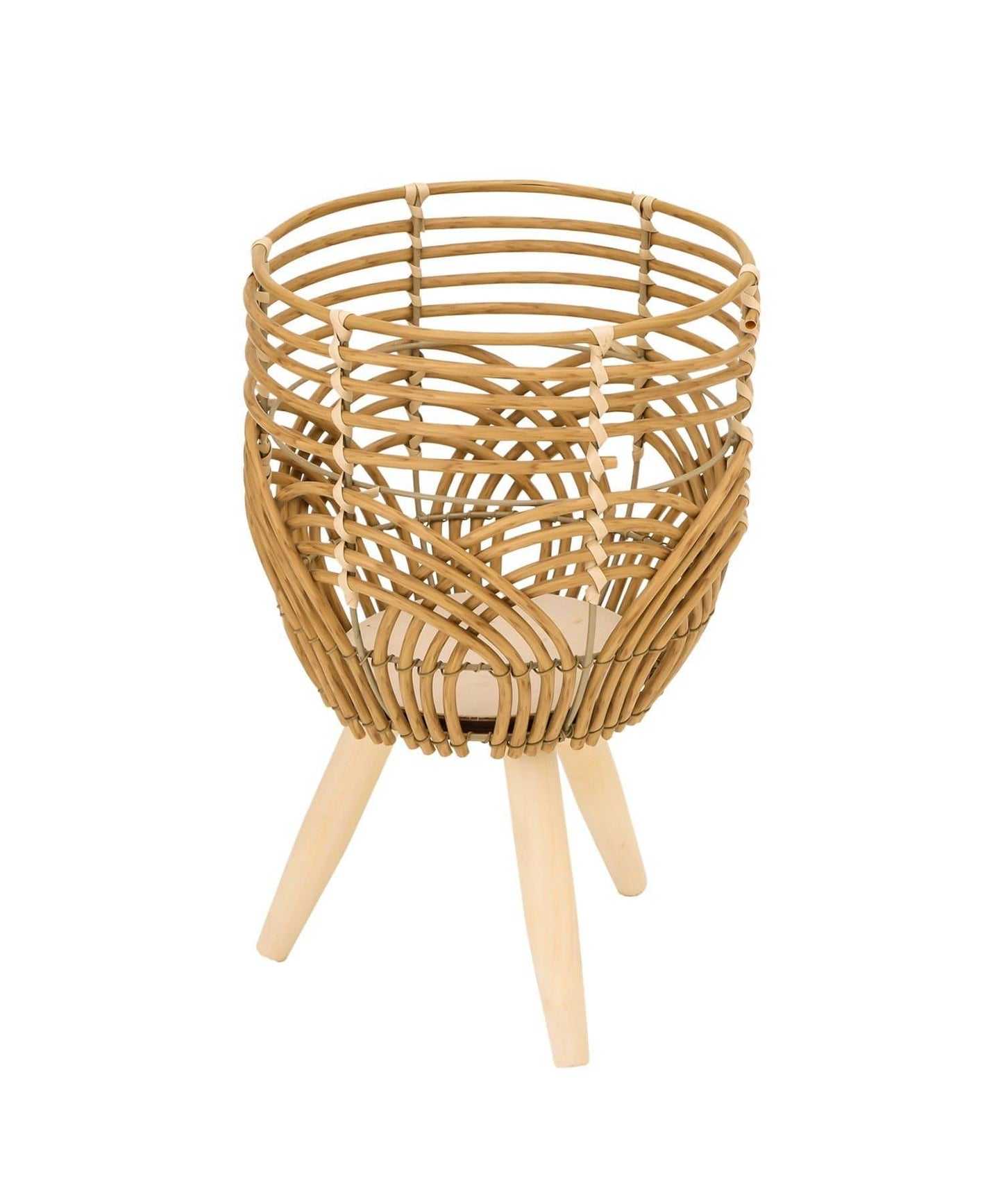 《WEB限定商品》脚付きPPラタンポットスタンド:S