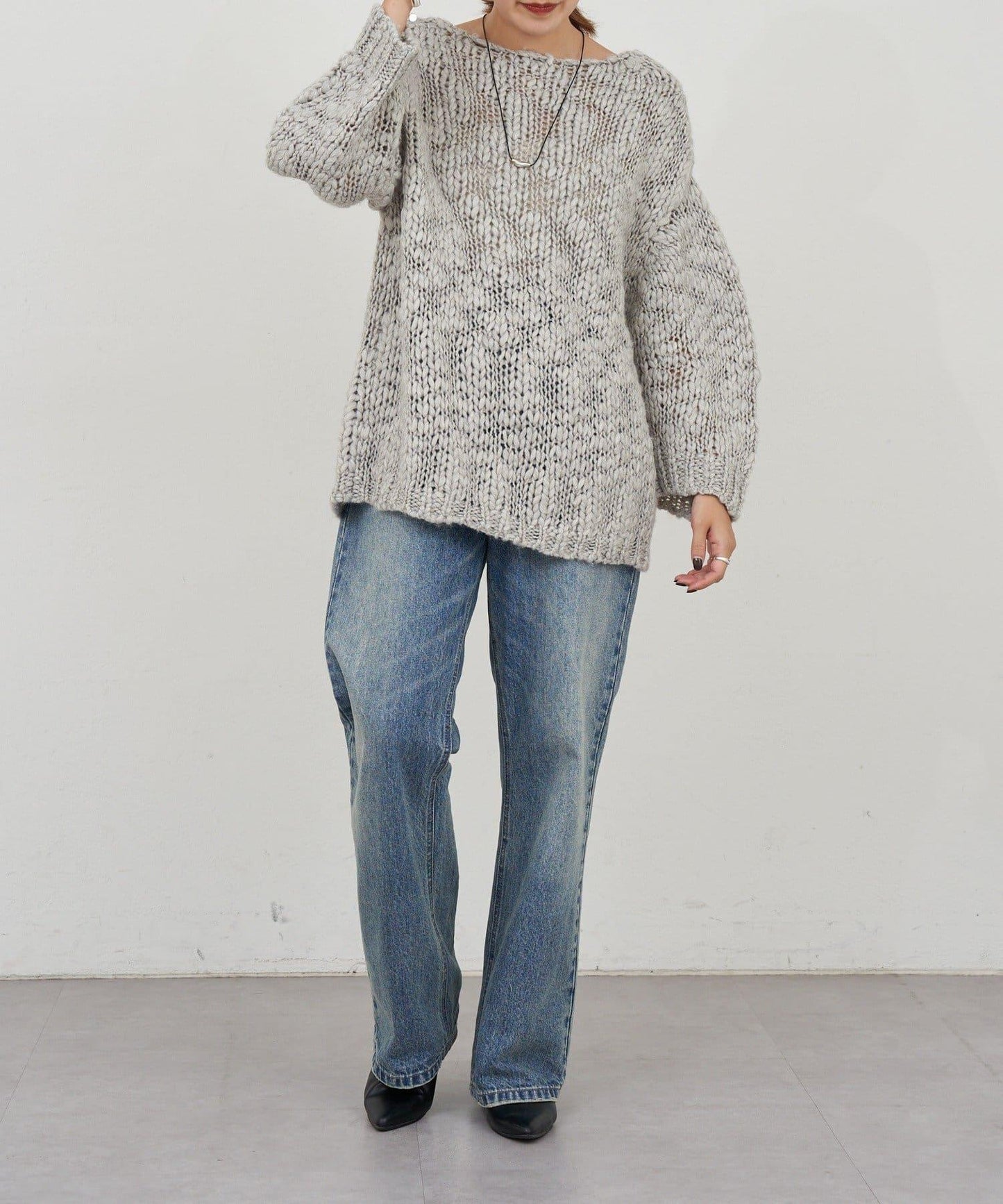 質感針織套頭衫