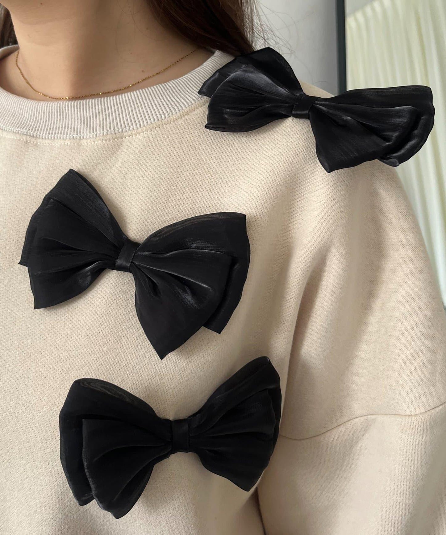 隨機蝴蝶結加絨衛衣