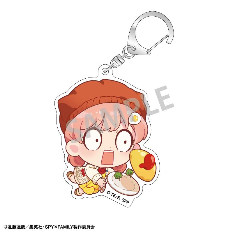 《間諜過家家》_隨機亞克力鑰匙扣/食物主題 插畫設計 【BOX/6個裝】