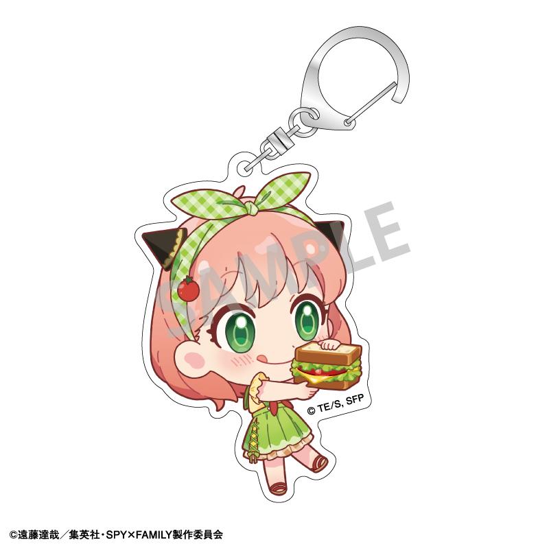 《間諜過家家》_隨機亞克力鑰匙扣/食物主題 插畫設計 【BOX/6個裝】