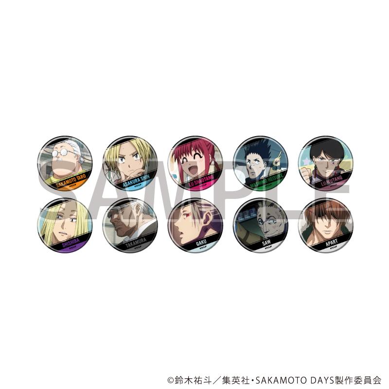 SAKAMOTO DAYS_徽章23/全套收藏(共10款)(場景插畫)【全套/10個裝】