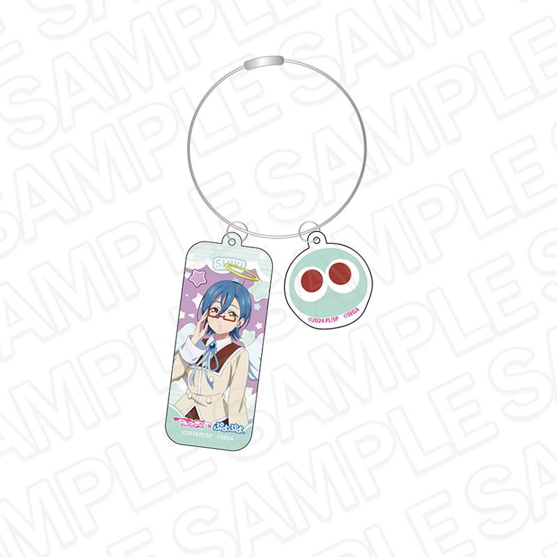 LoveLive! Superstar!!×《噗喲噗喲》_金屬絲鑰匙扣 若菜四季
