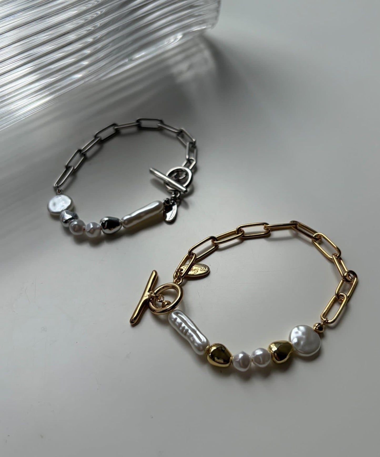 鏈條×變形珍珠手鍊