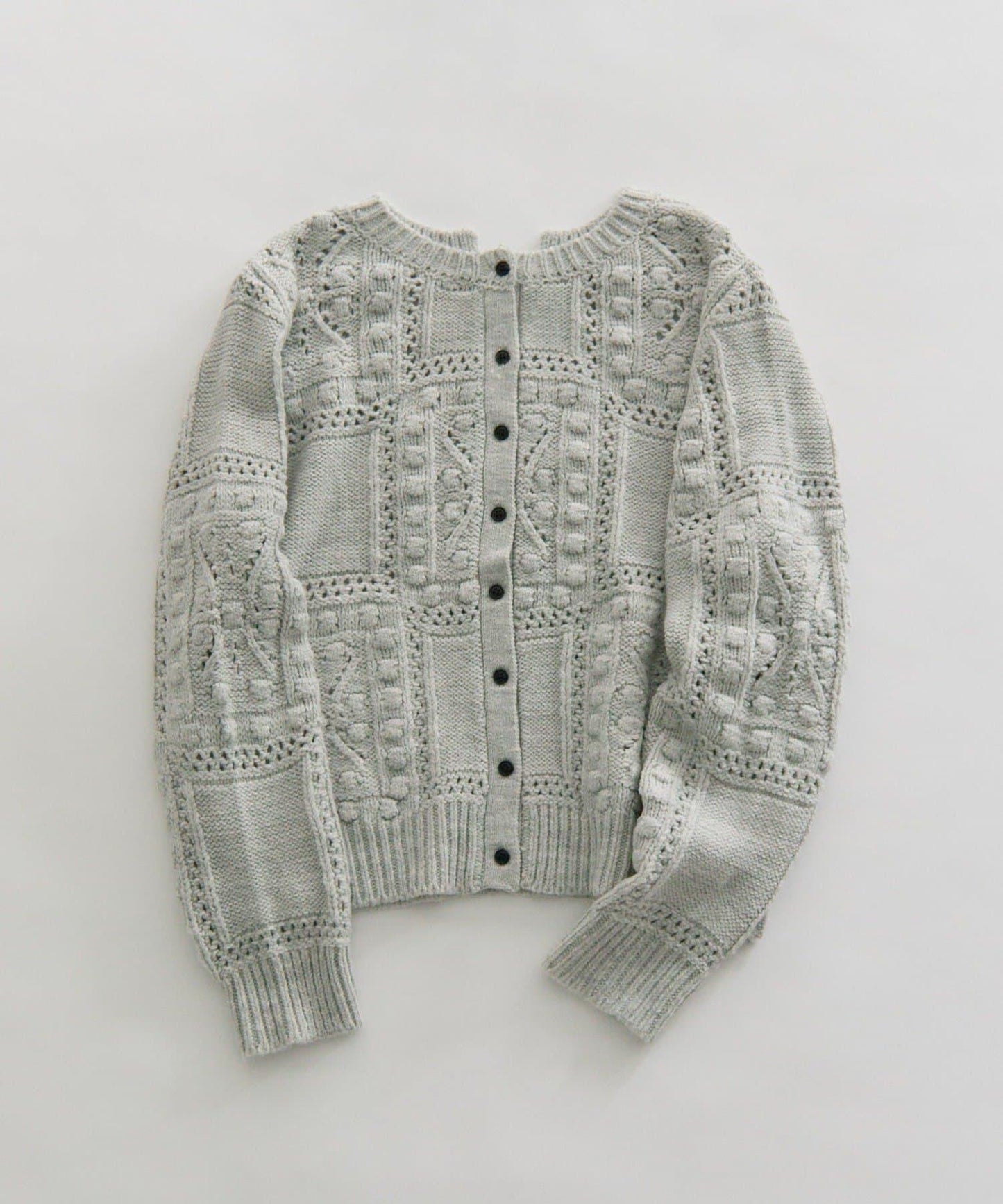 爆米花編織兩用針織衫