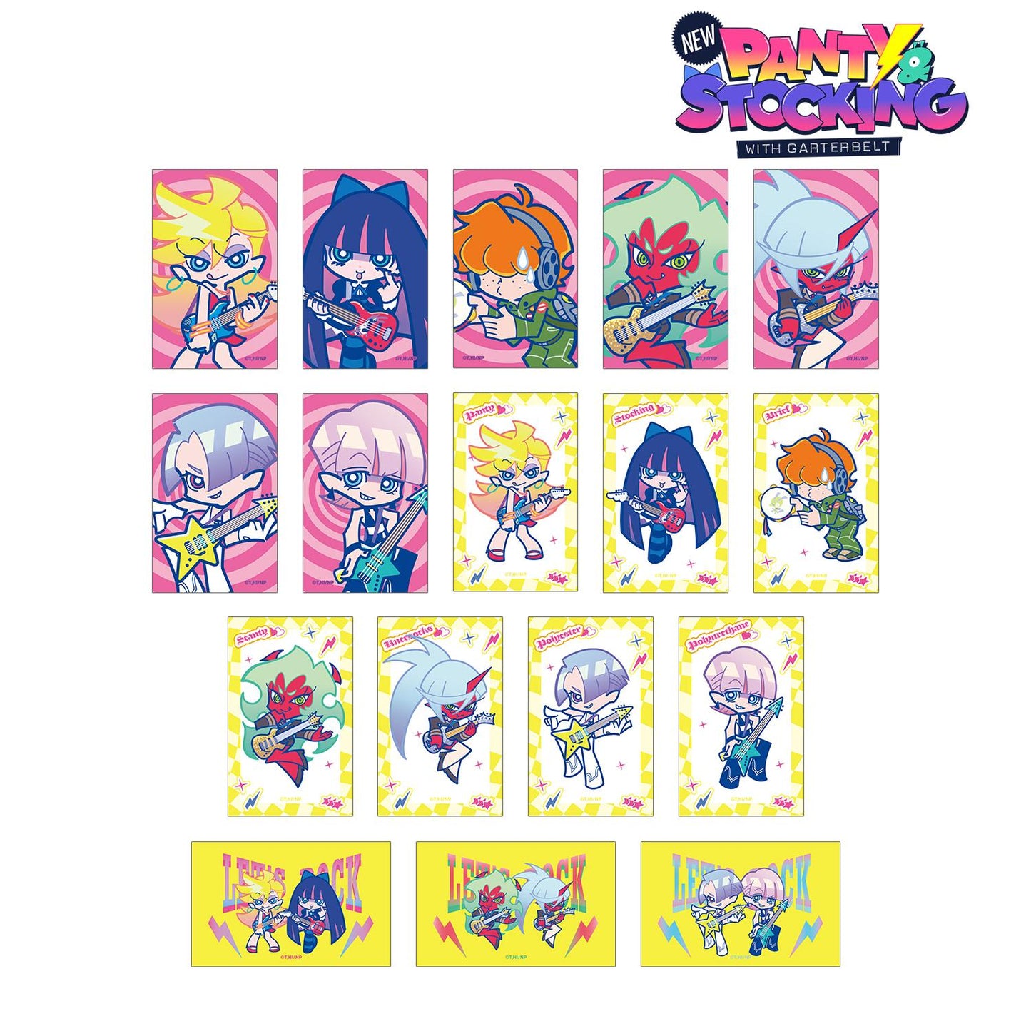 New PANTY & STOCKING with GARTERBELT_F*Kaori插畫 搖滾版 交易插畫卡(單品/全套BOX)【BOX/17包入】