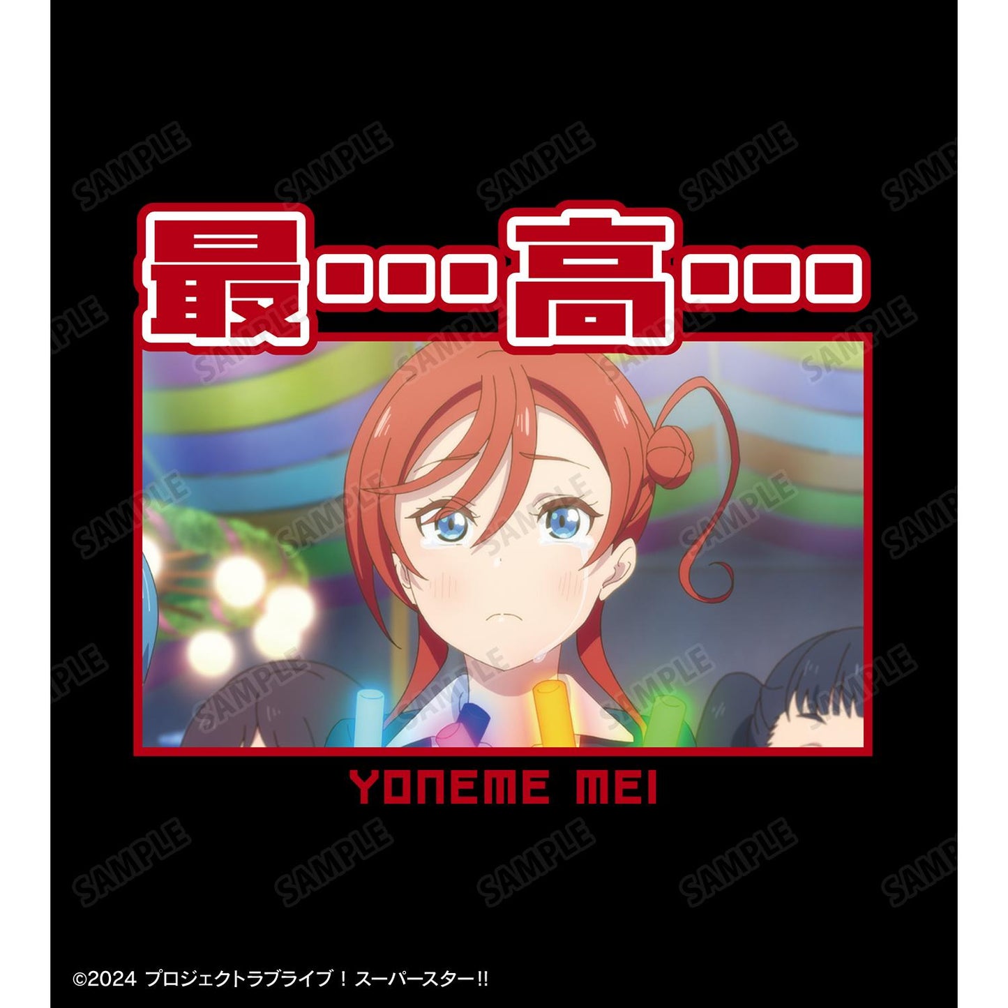 LoveLive! Superstar!! 尺碼/XXL 米女美臺詞印花男女同款T恤