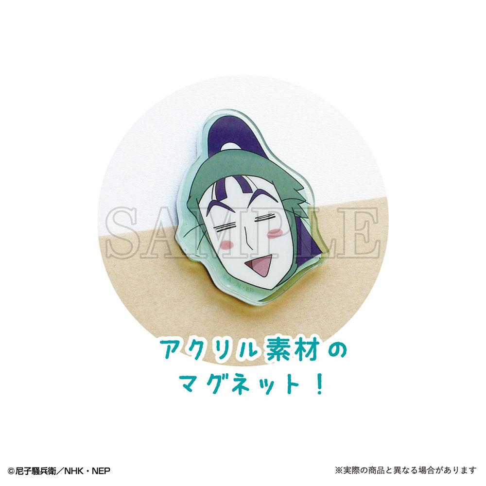《忍者亂太郎》 盒裝隨機亞克力磁鐵-大家一起扮鬼臉系列-第一彈【BOX/11個裝】