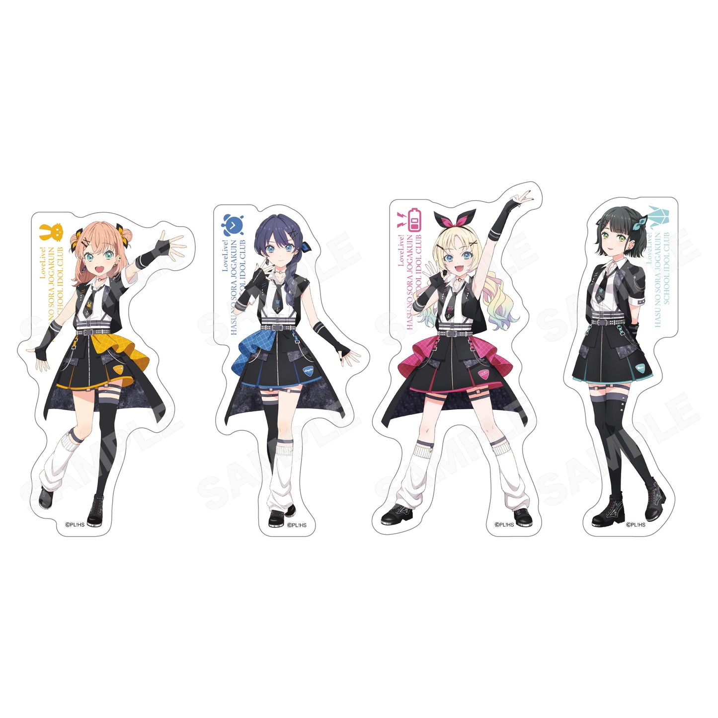 LoveLive!蓮之空女學院學園偶像社_IdoMe! ver.貼紙 /A 【全套OPP/8枚入】