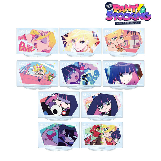 New PANTY & STOCKING with GARTERBELT 場景插畫亞克力立牌(單品/全套BOX)【BOX/10包入】
