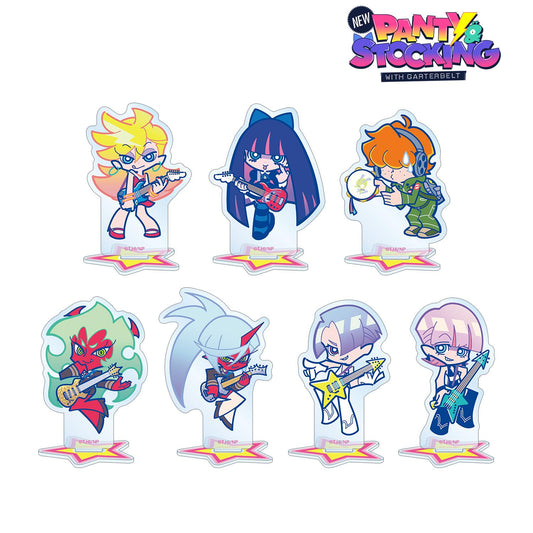 New PANTY & STOCKING with GARTERBELT_F*Kaori插畫 搖滾版 隨機亞克力立牌(單品/全套BOX)【BOX/7包入】