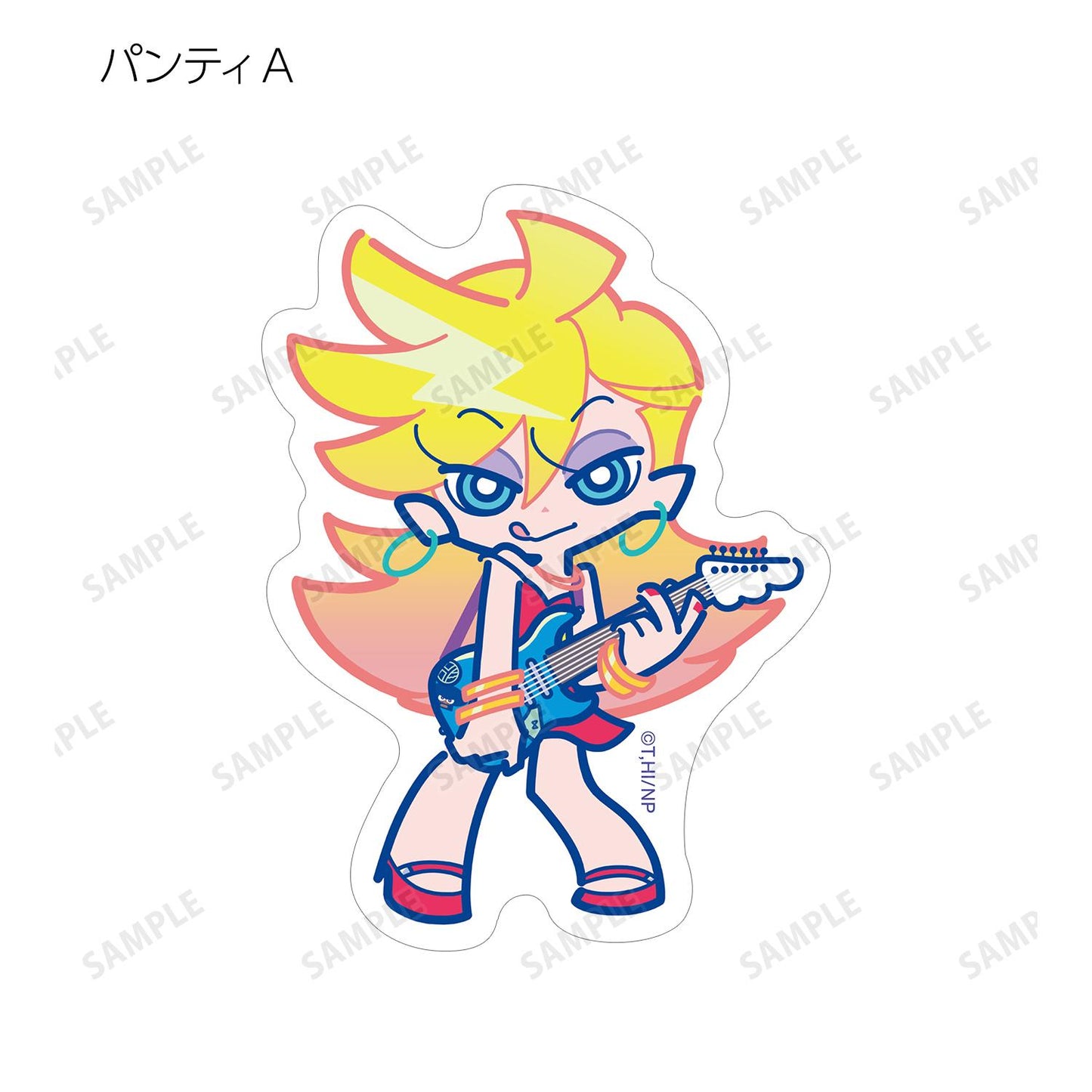 New PANTY & STOCKING with GARTERBELT_F*Kaori插畫 搖滾版 盲盒異形貼紙(單品/全套BOX)【BOX/17包入】