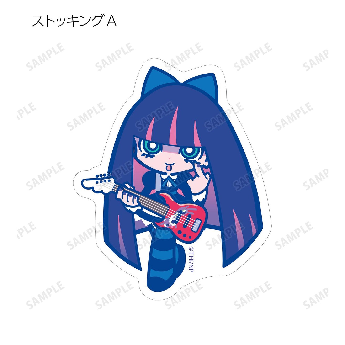 New PANTY & STOCKING with GARTERBELT_F*Kaori插畫 搖滾版 盲盒異形貼紙(單品/全套BOX)【BOX/17包入】