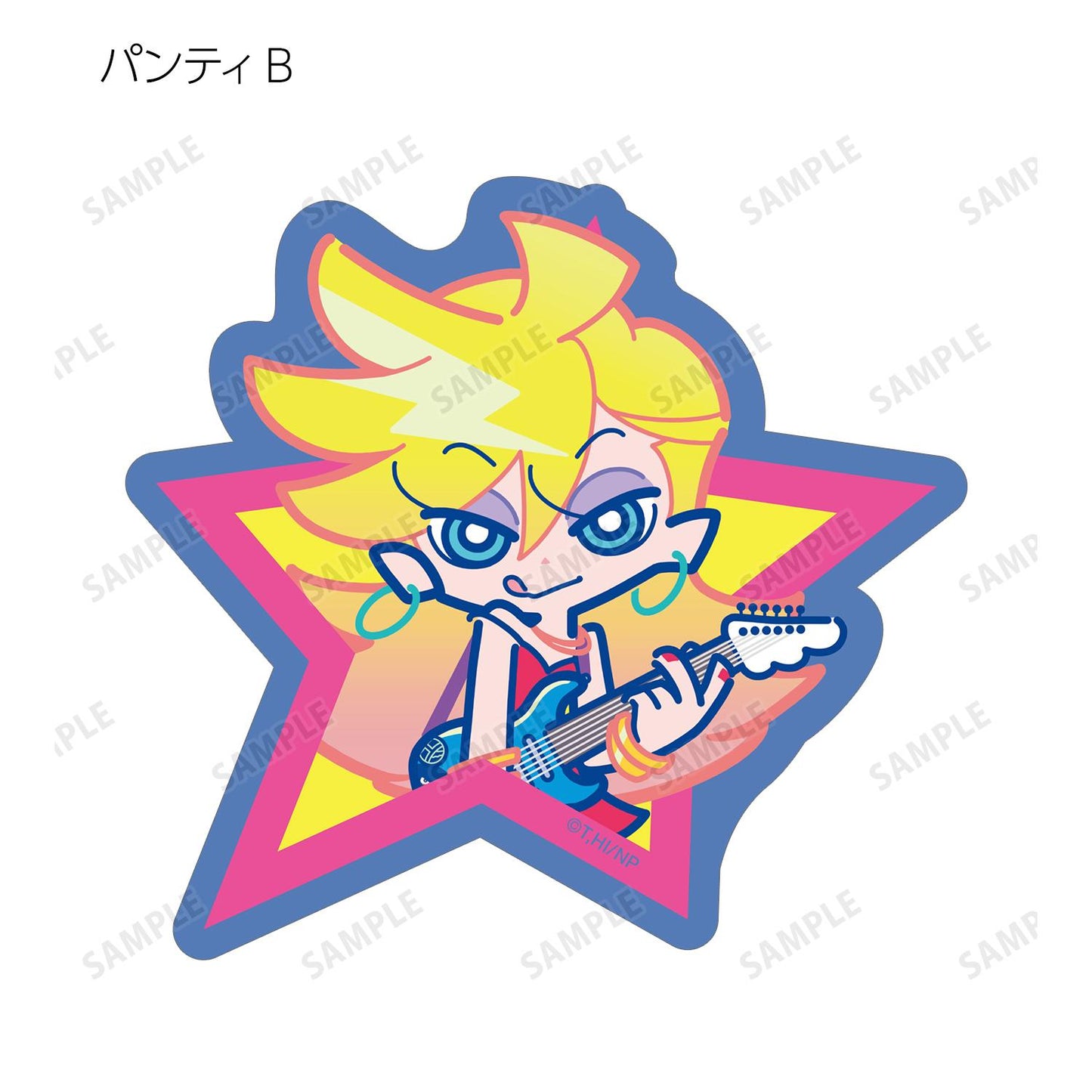 New PANTY & STOCKING with GARTERBELT_F*Kaori插畫 搖滾版 盲盒異形貼紙(單品/全套BOX)【BOX/17包入】