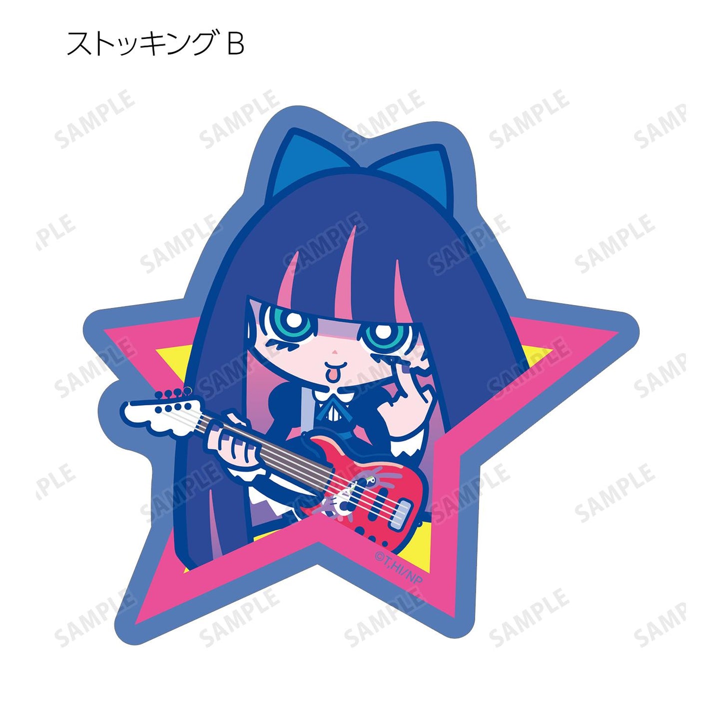 New PANTY & STOCKING with GARTERBELT_F*Kaori插畫 搖滾版 盲盒異形貼紙(單品/全套BOX)【BOX/17包入】