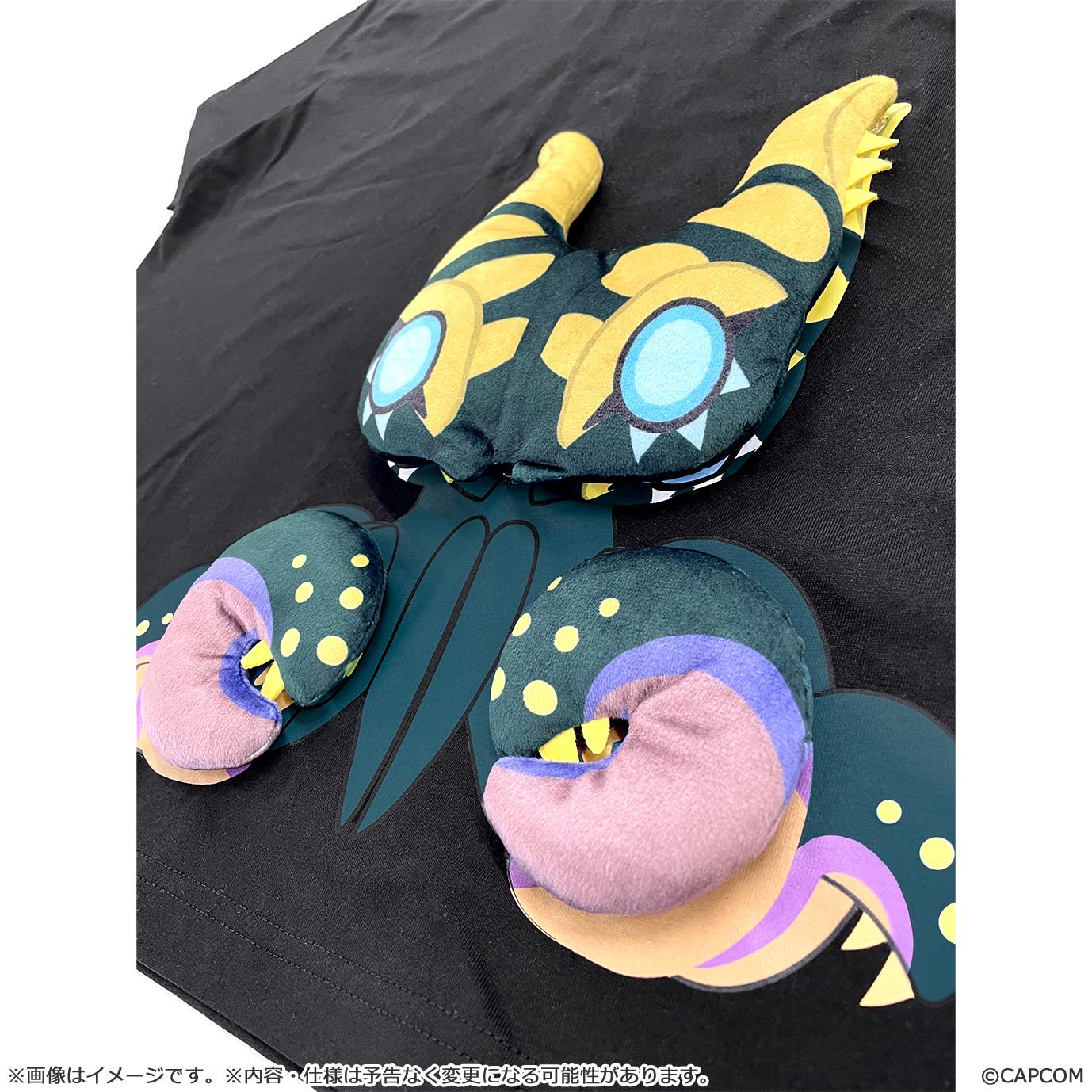 《怪物獵人物語》WILDS L碼 立體印花T恤 ヌ・エグドラ