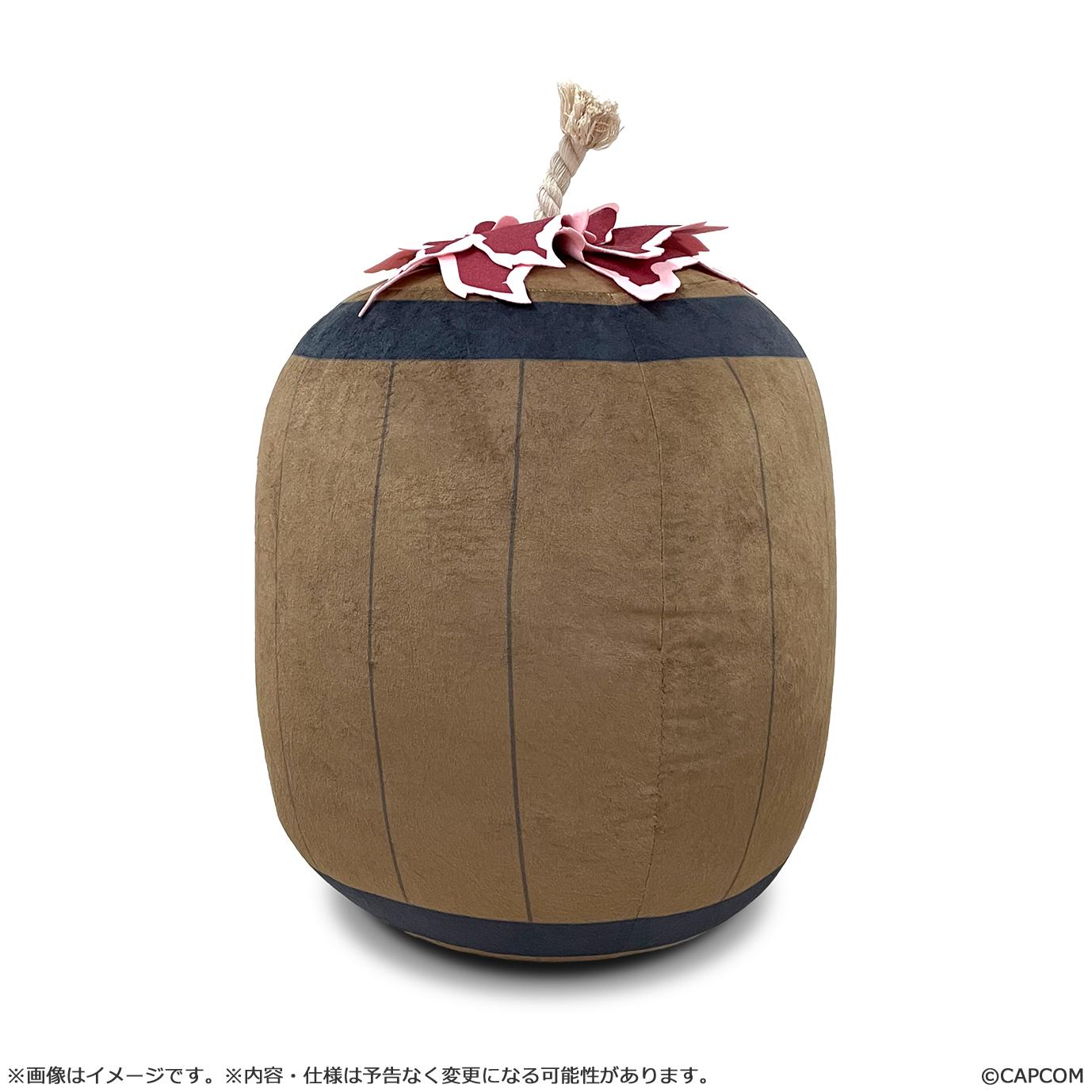 《怪物獵人物語》WILDS_小型爆桶毛絨玩具