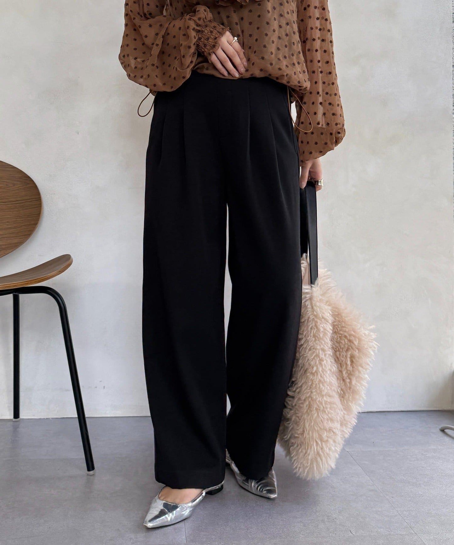 內加絨粘合長褲