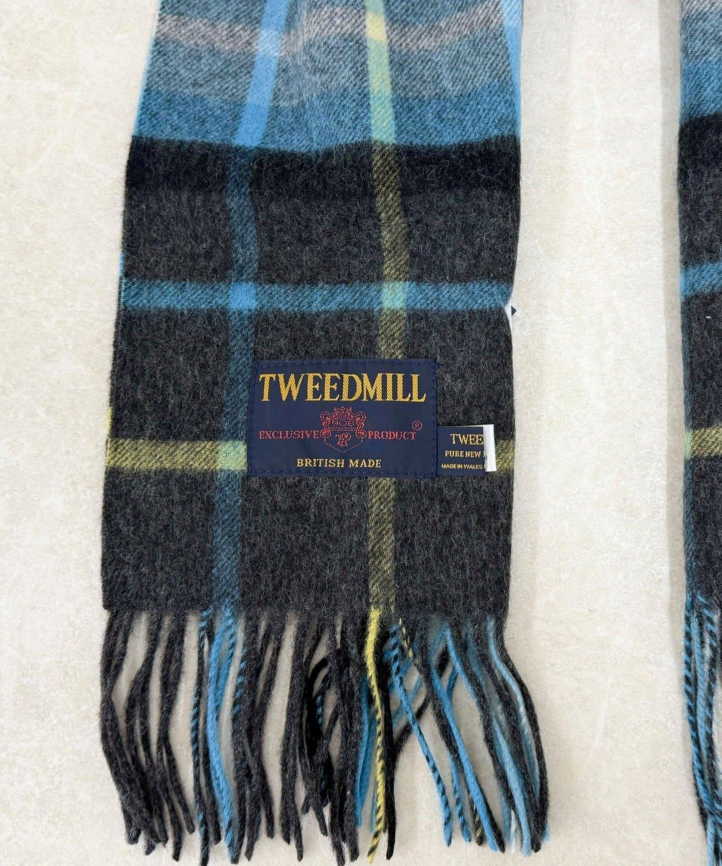 【TWEED MILL】羊毛格紋圍巾48