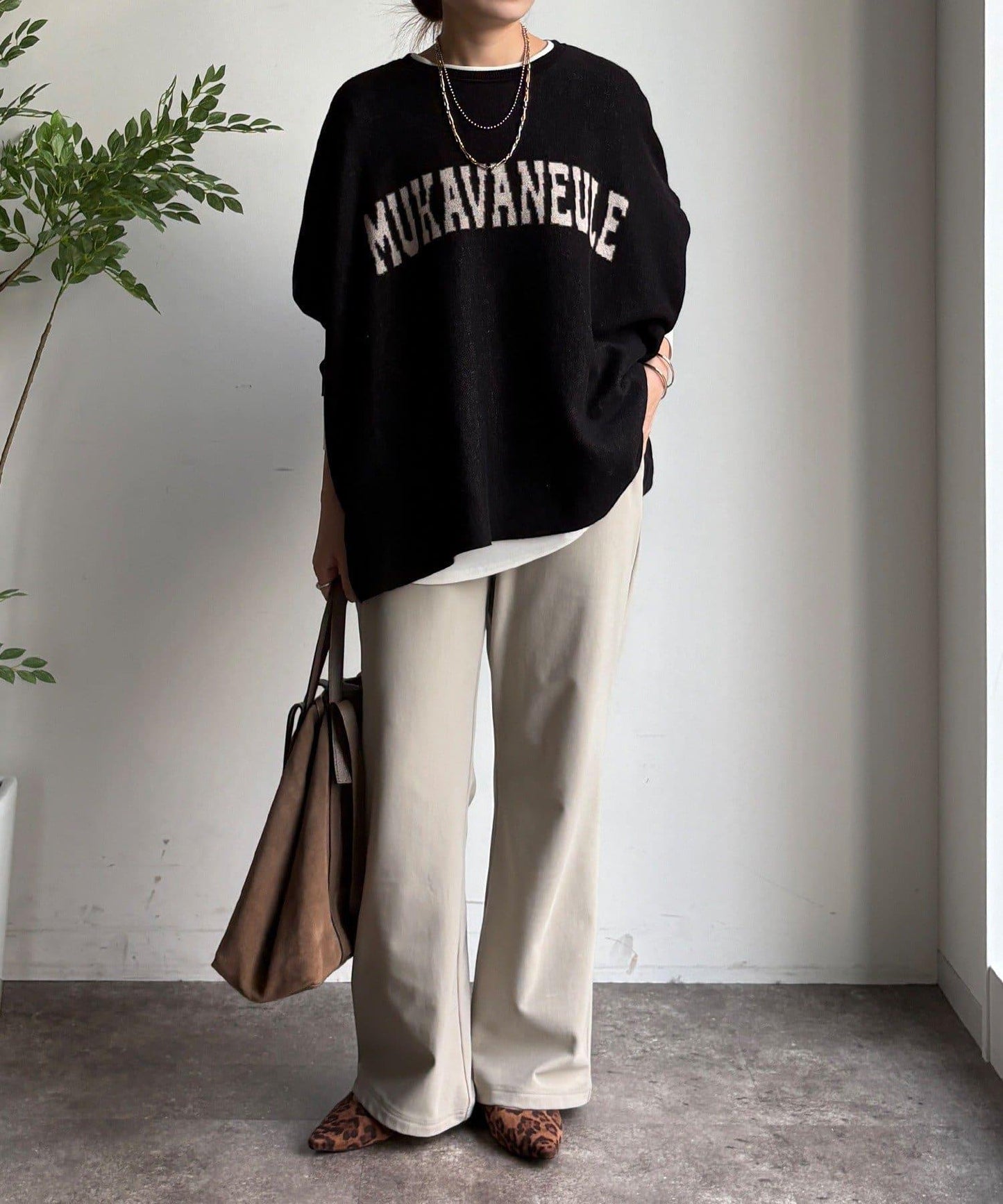 內加絨微喇休閒褲