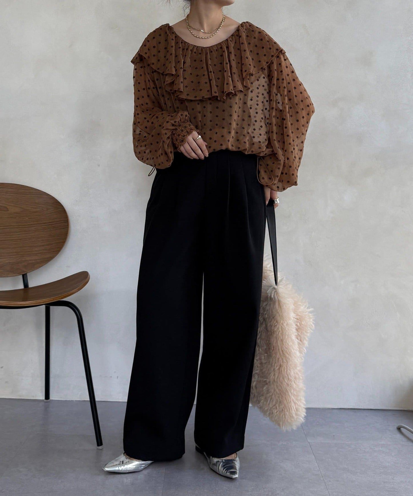 內加絨粘合長褲