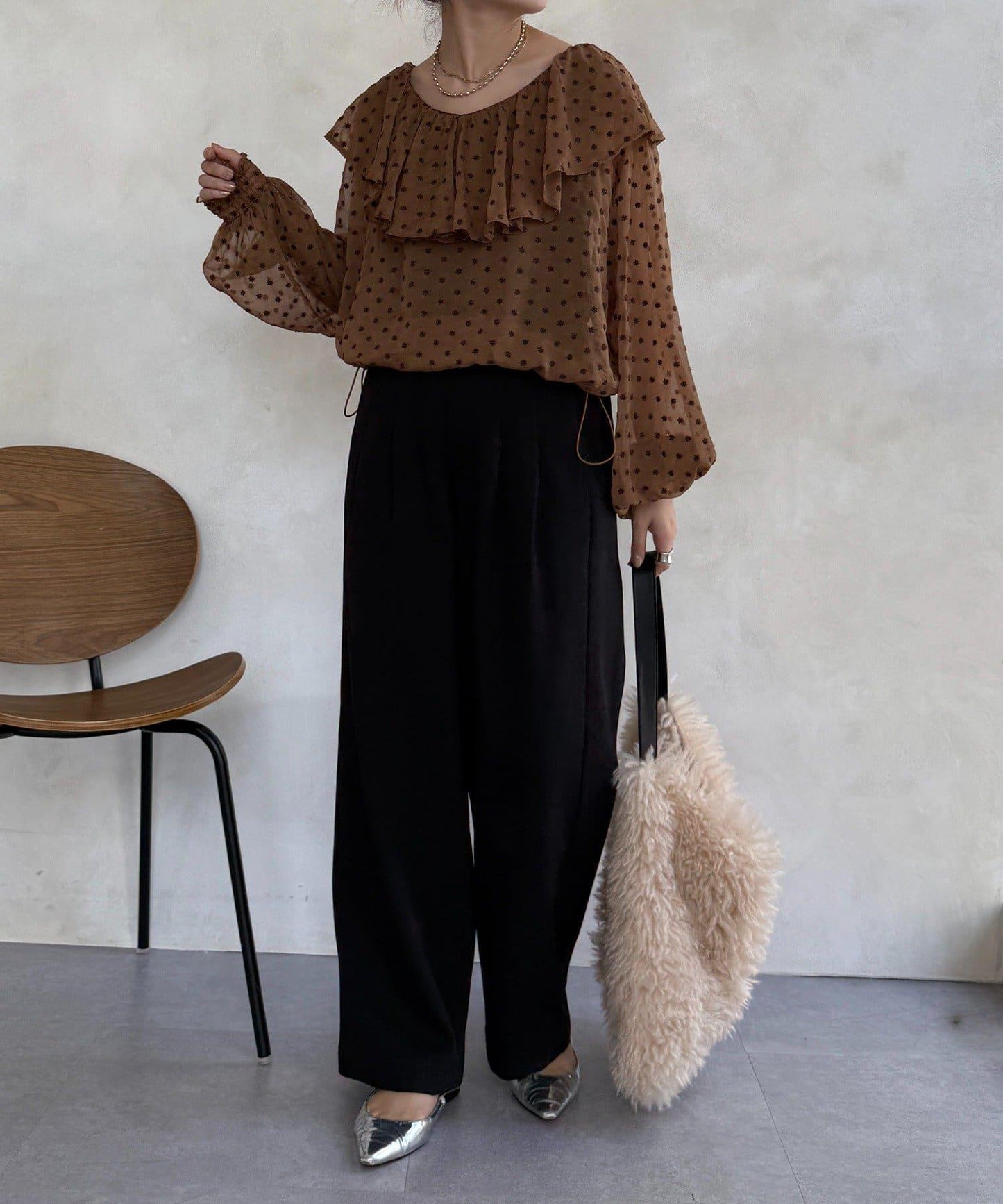 內加絨粘合長褲