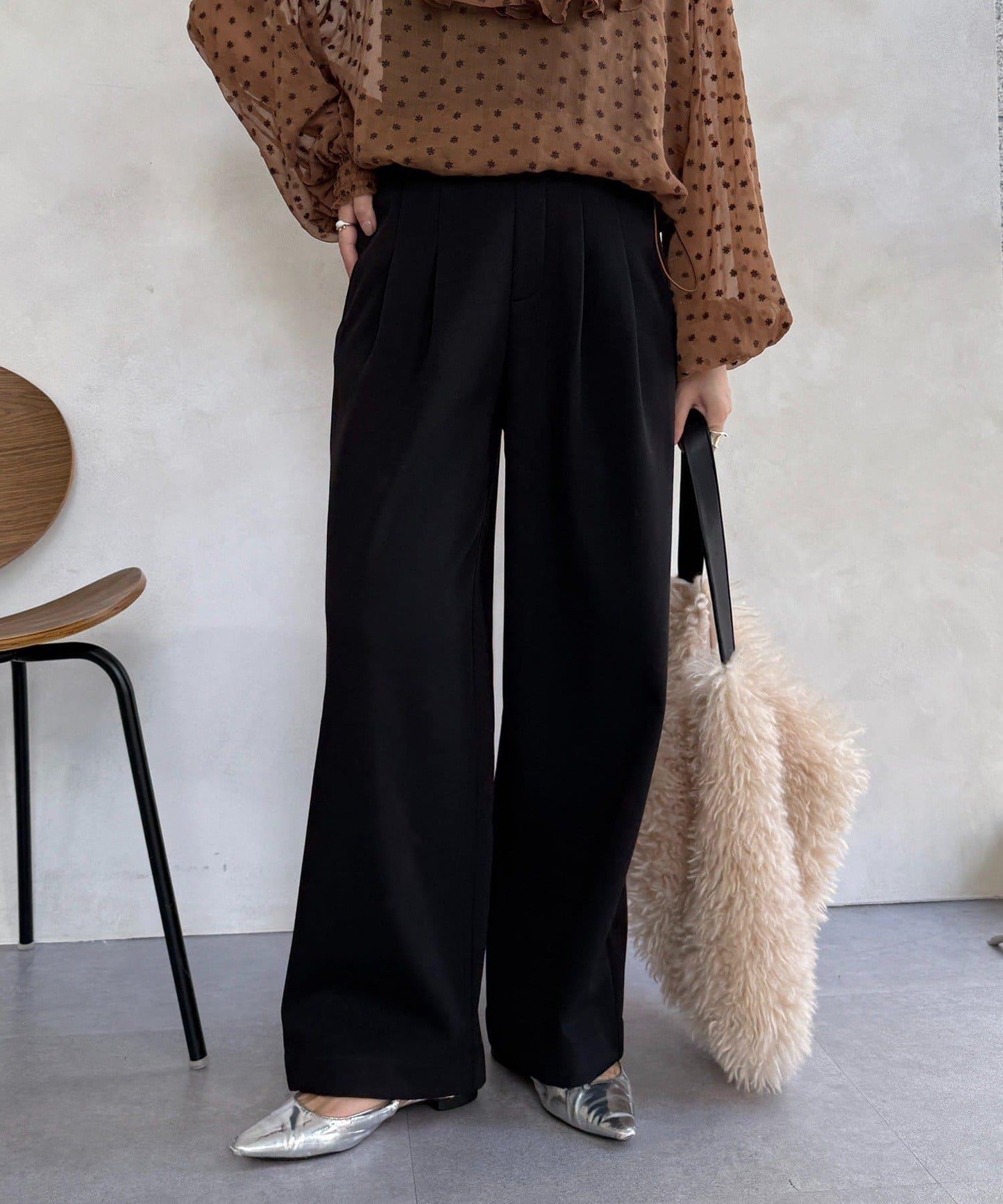 內加絨粘合長褲