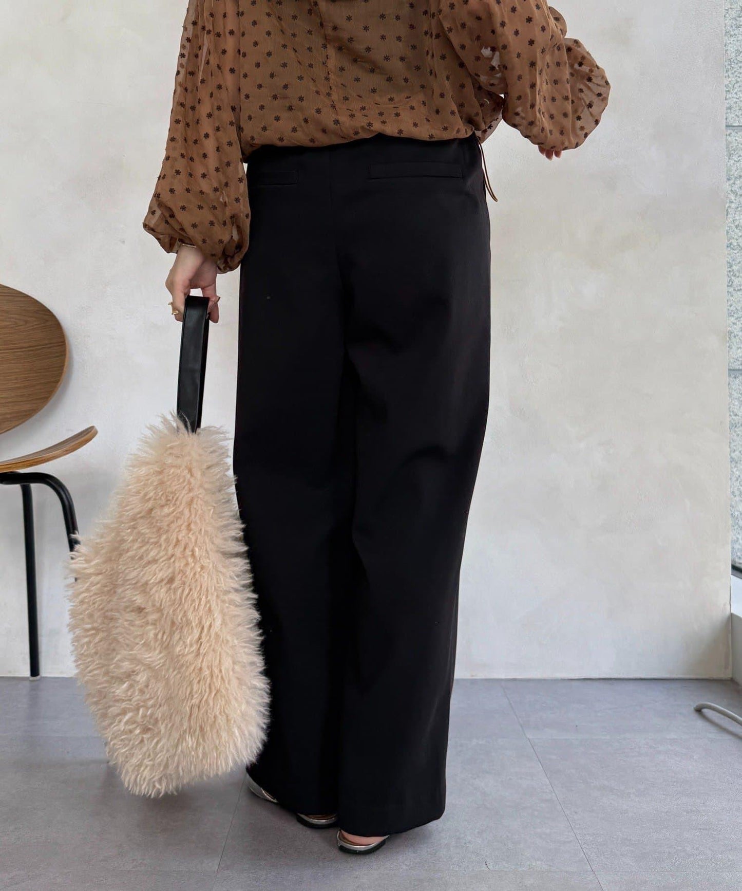 內加絨粘合長褲