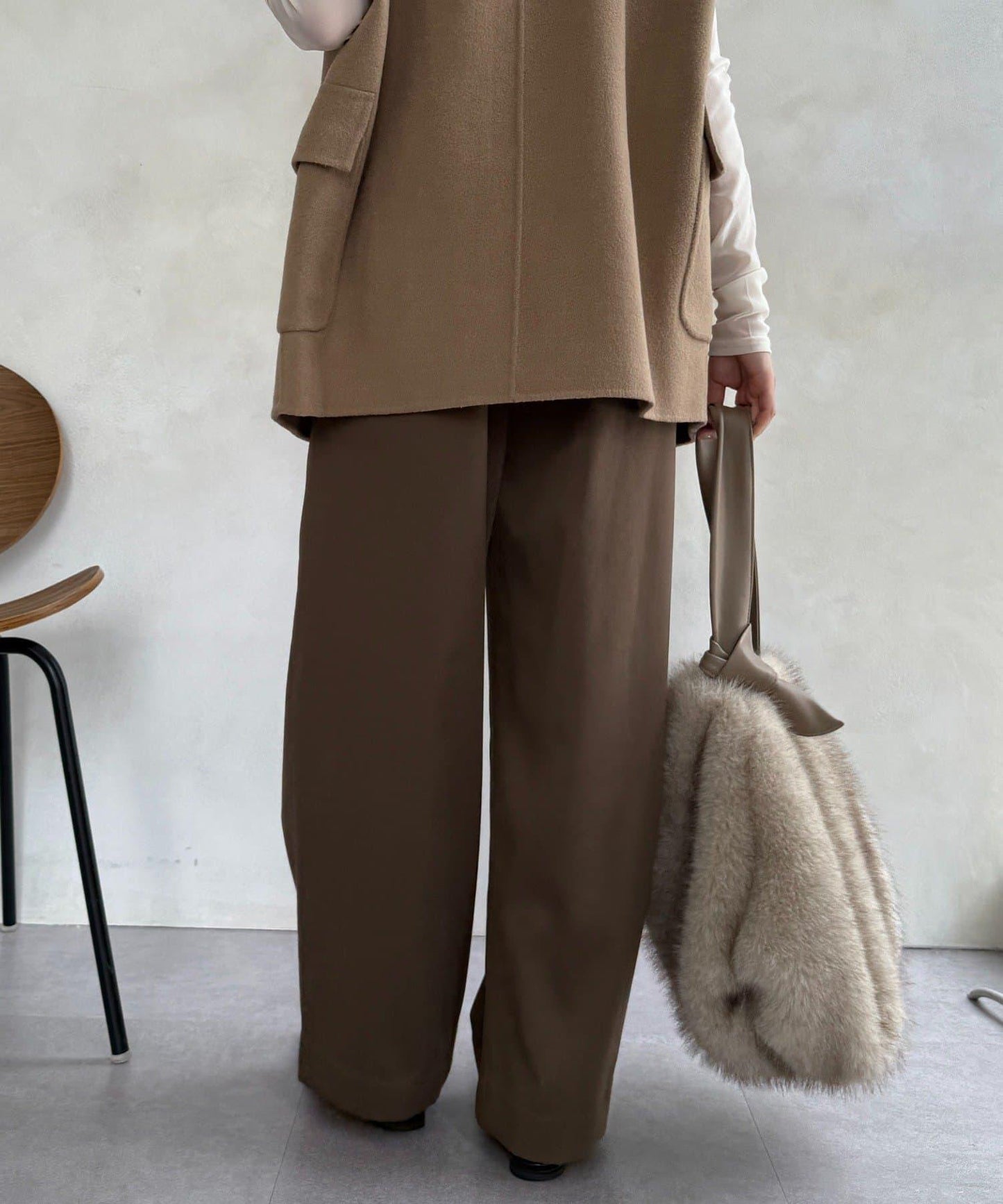 內加絨粘合長褲