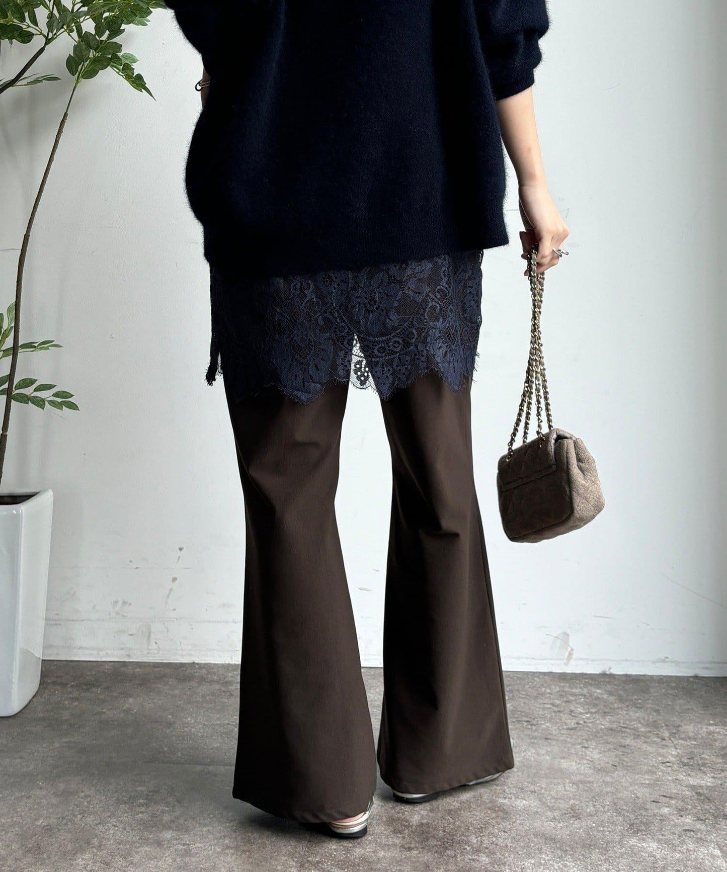 內加絨微喇休閒褲