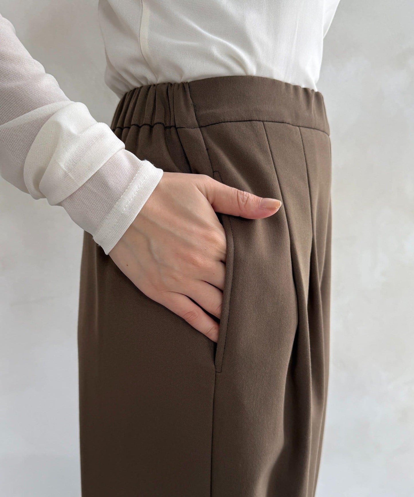 內加絨粘合長褲