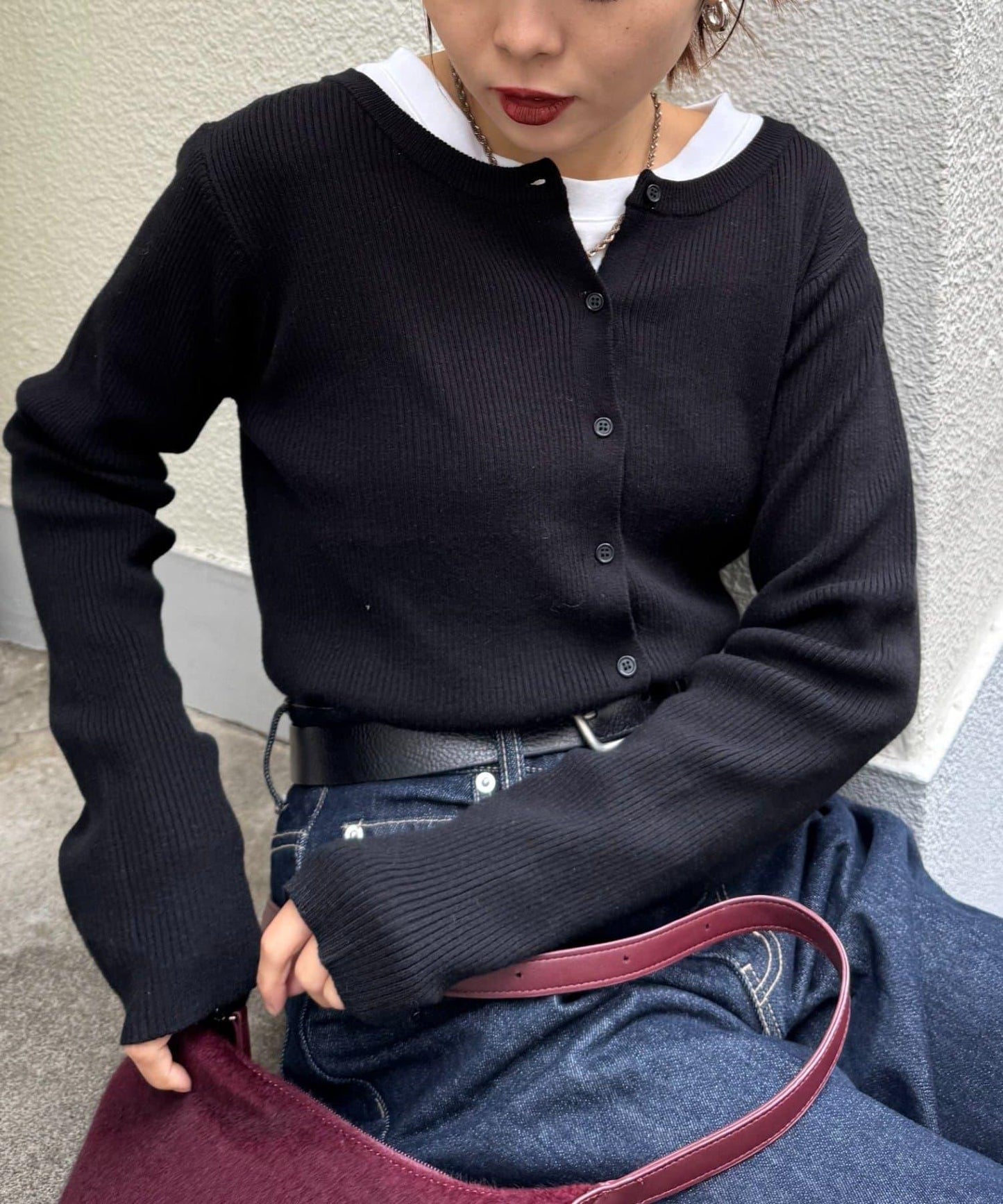 2WAY防起球針織開衫