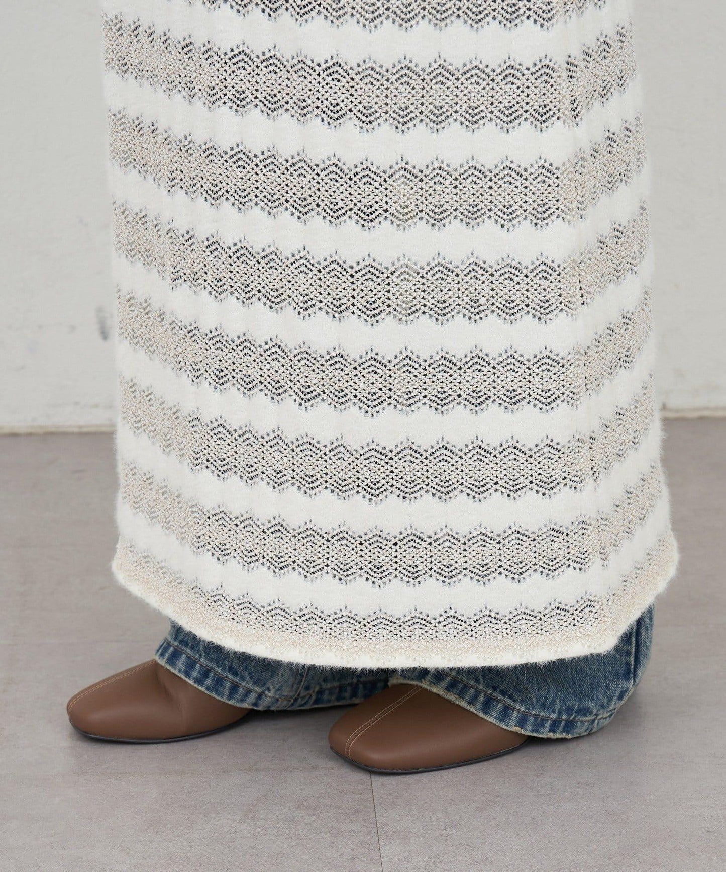 鏤空針織連衣裙