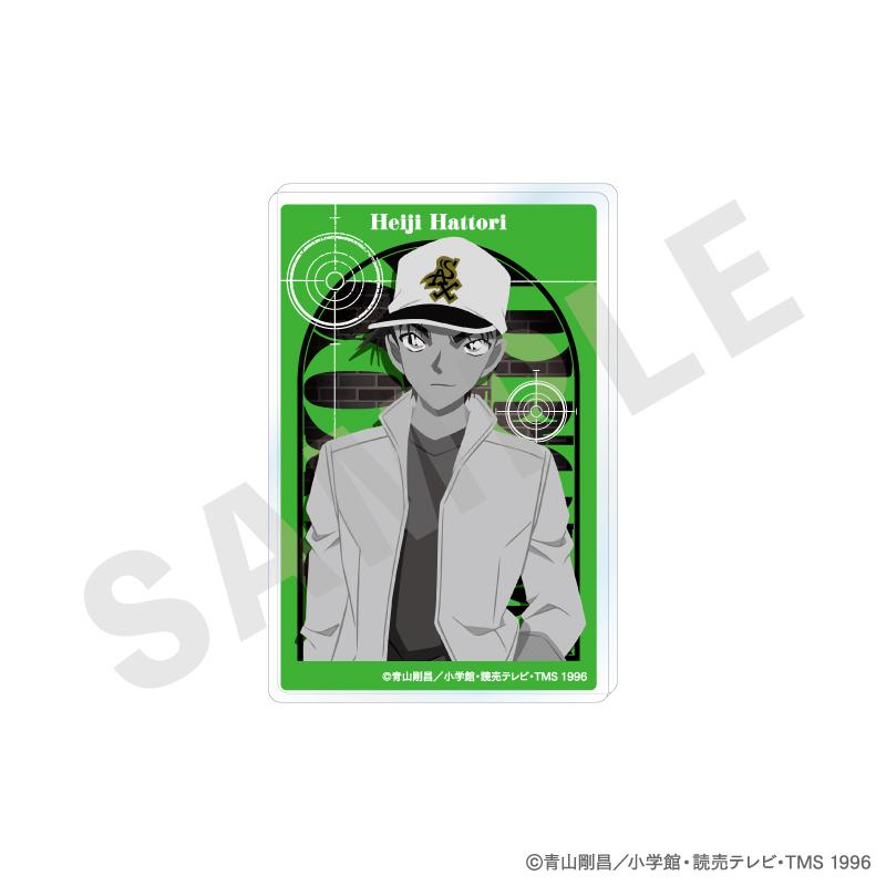 《名偵探柯南》_塗鴉風系列 盲盒亞克力卡片 單色版(共10款)【BOX/10個裝】