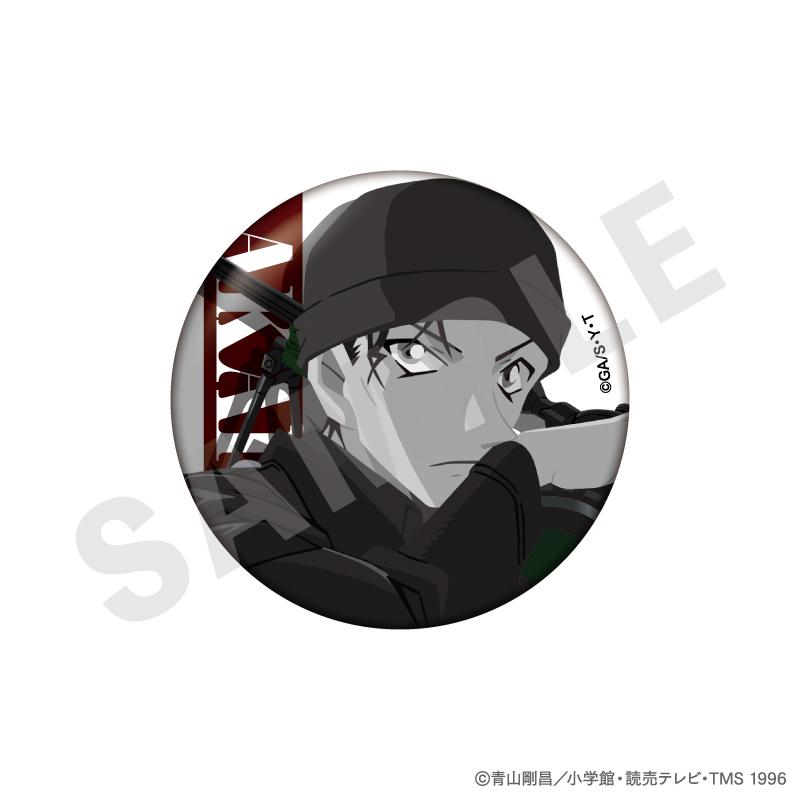 《名偵探柯南》_塗鴉系列 盲盒閃耀徽章 單色版(共10款)【BOX/10個裝】