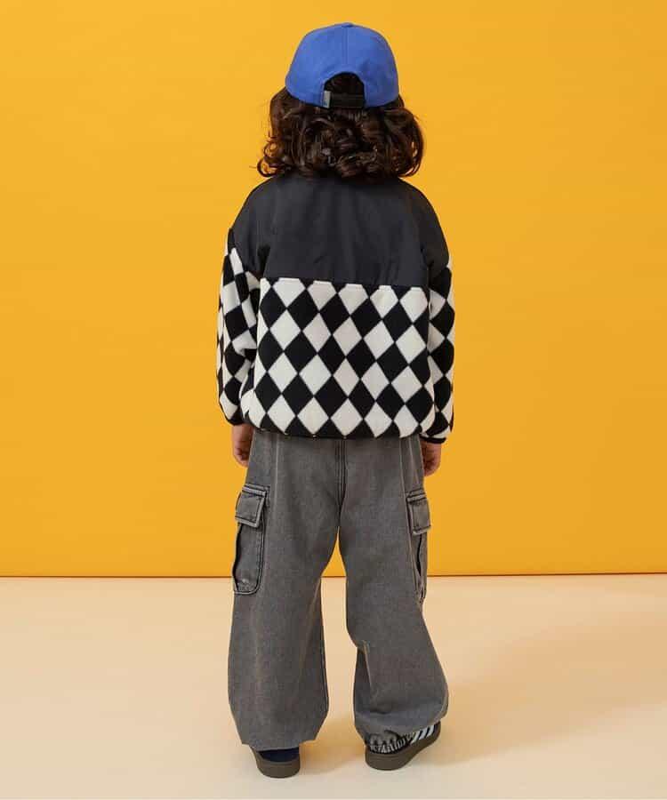 保暖化纖工裝褲 十分褲