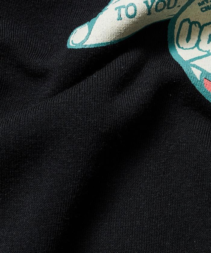 寬鬆版型背面印花圓領衛衣 / CATS GHOST