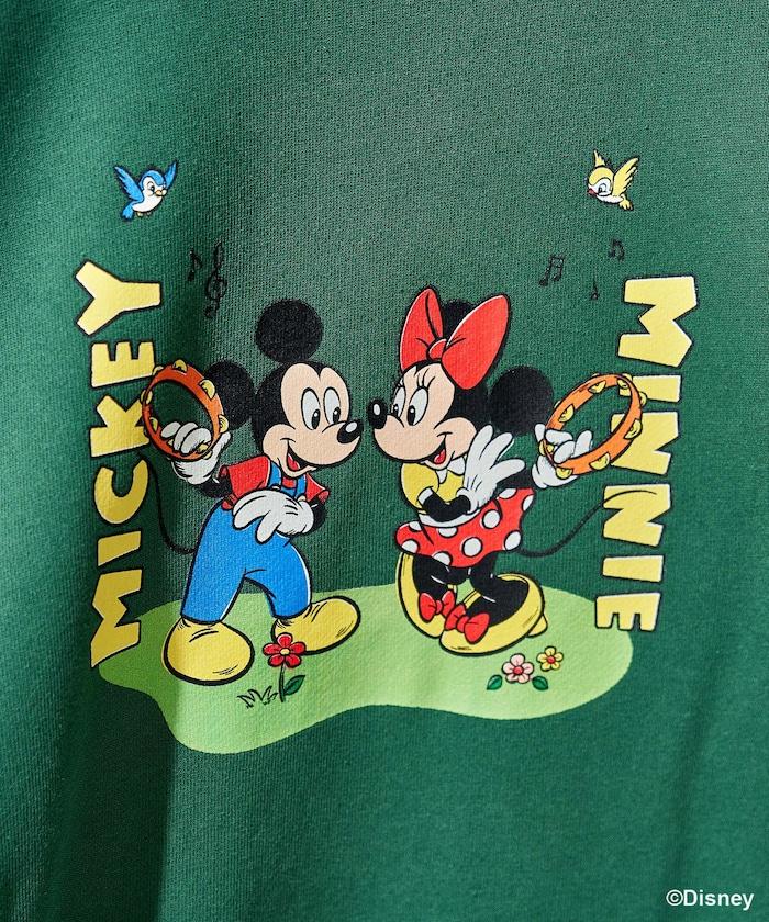 【MICKEY MOUSE】復古包袋印花衛衣