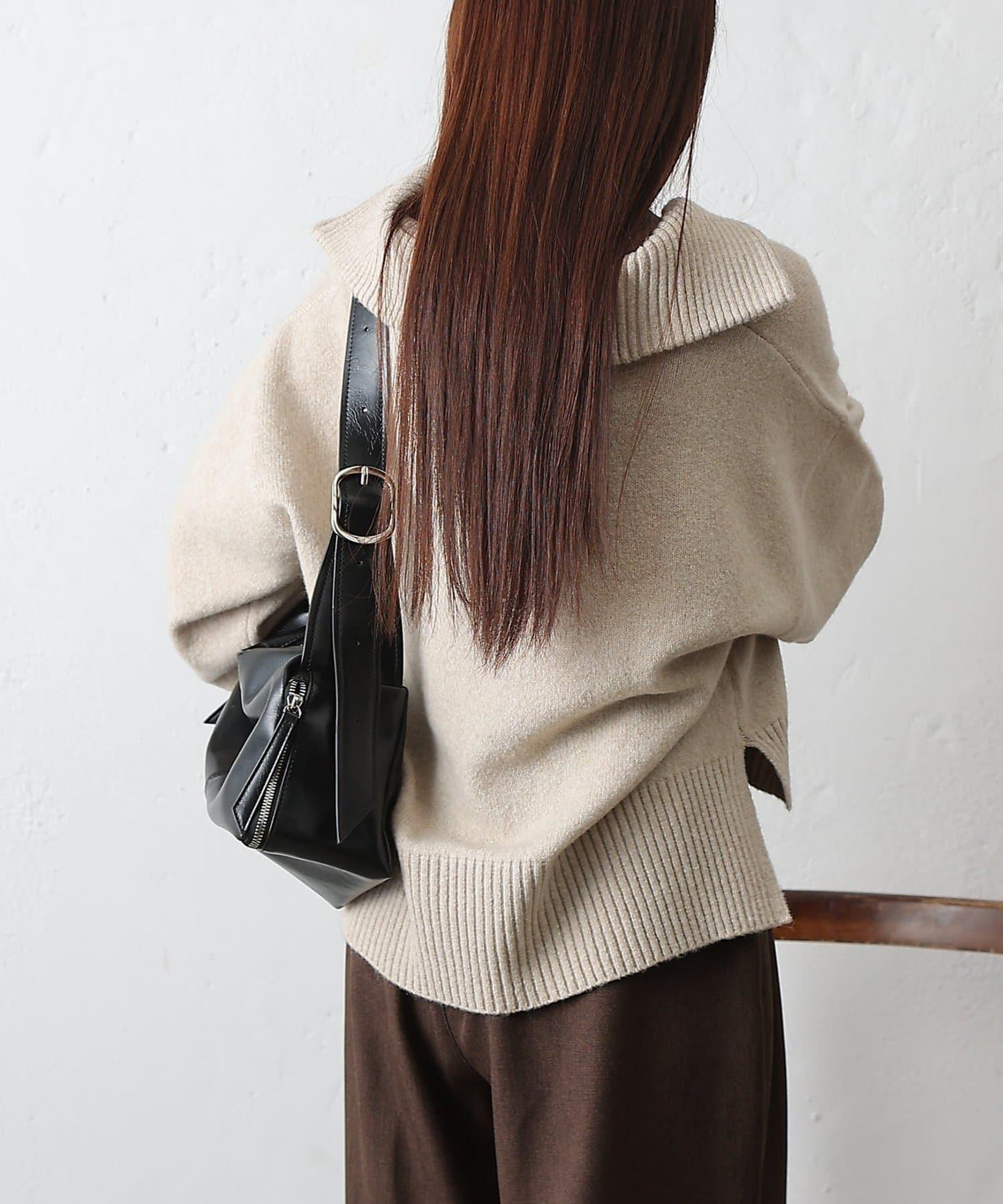 柔軟帶領開襟襯衫