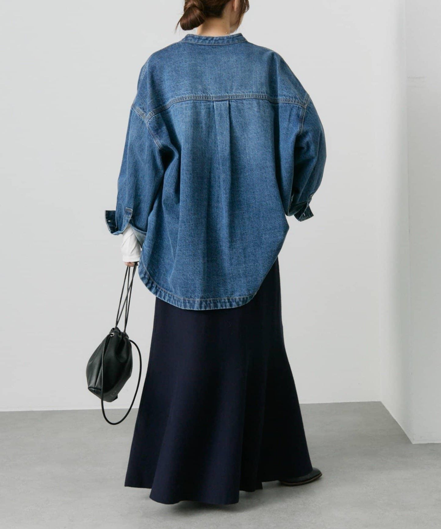 【/復刻】米蘭羅紋針織半身裙