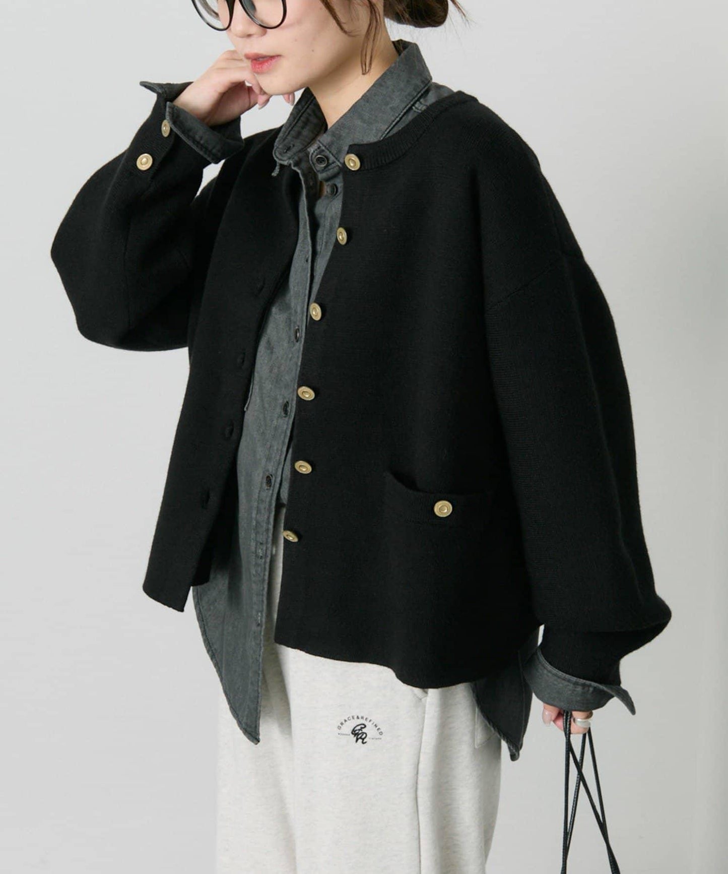 【新色上市/復刻】米蘭羅紋針織開衫