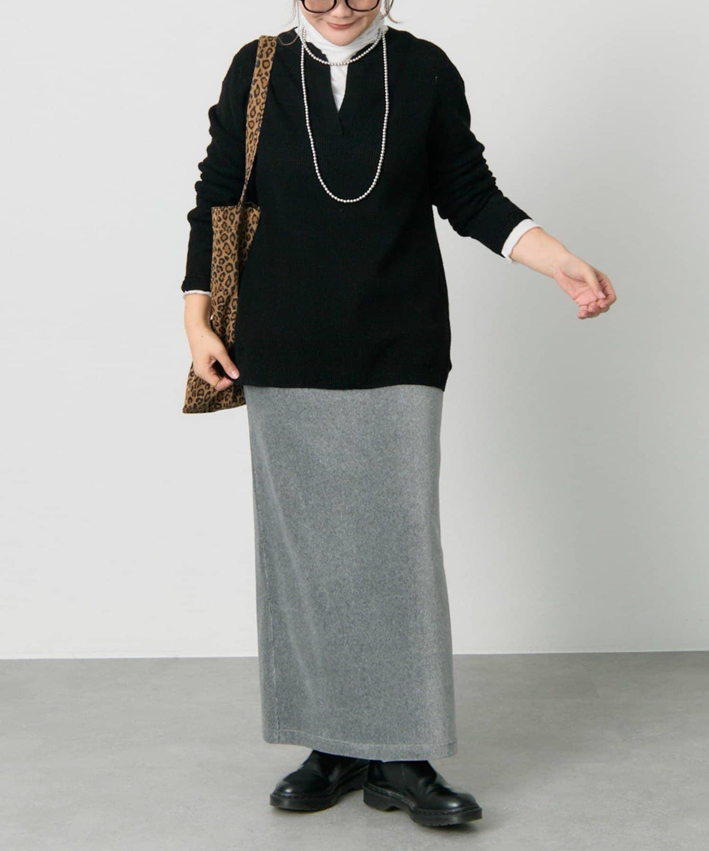 亨利領華夫格針織衫