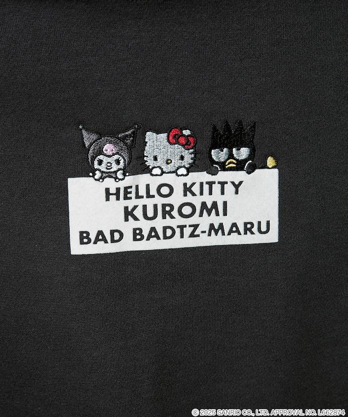 SANRIO 植絨與刺繡藝術衛衣