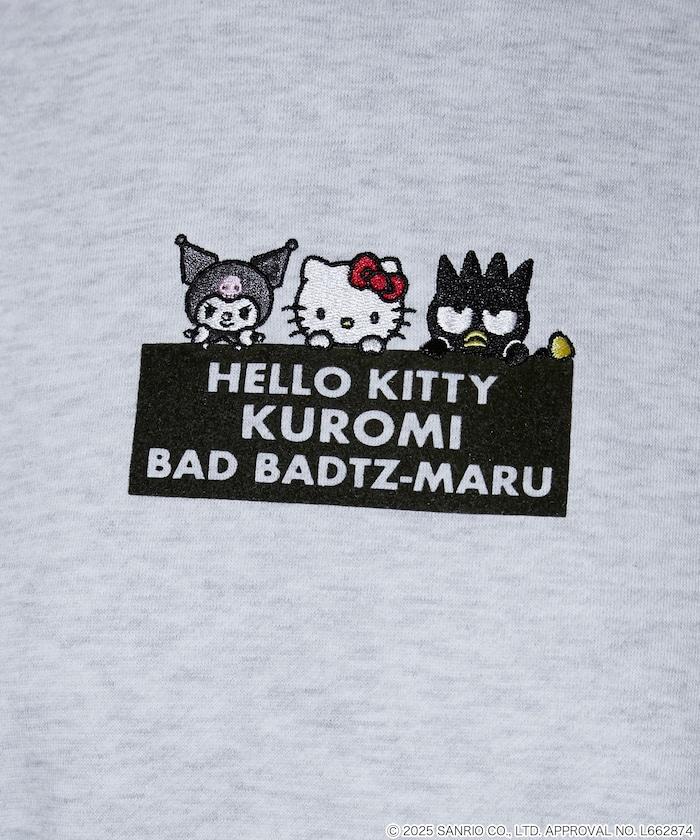 SANRIO 植絨與刺繡藝術衛衣