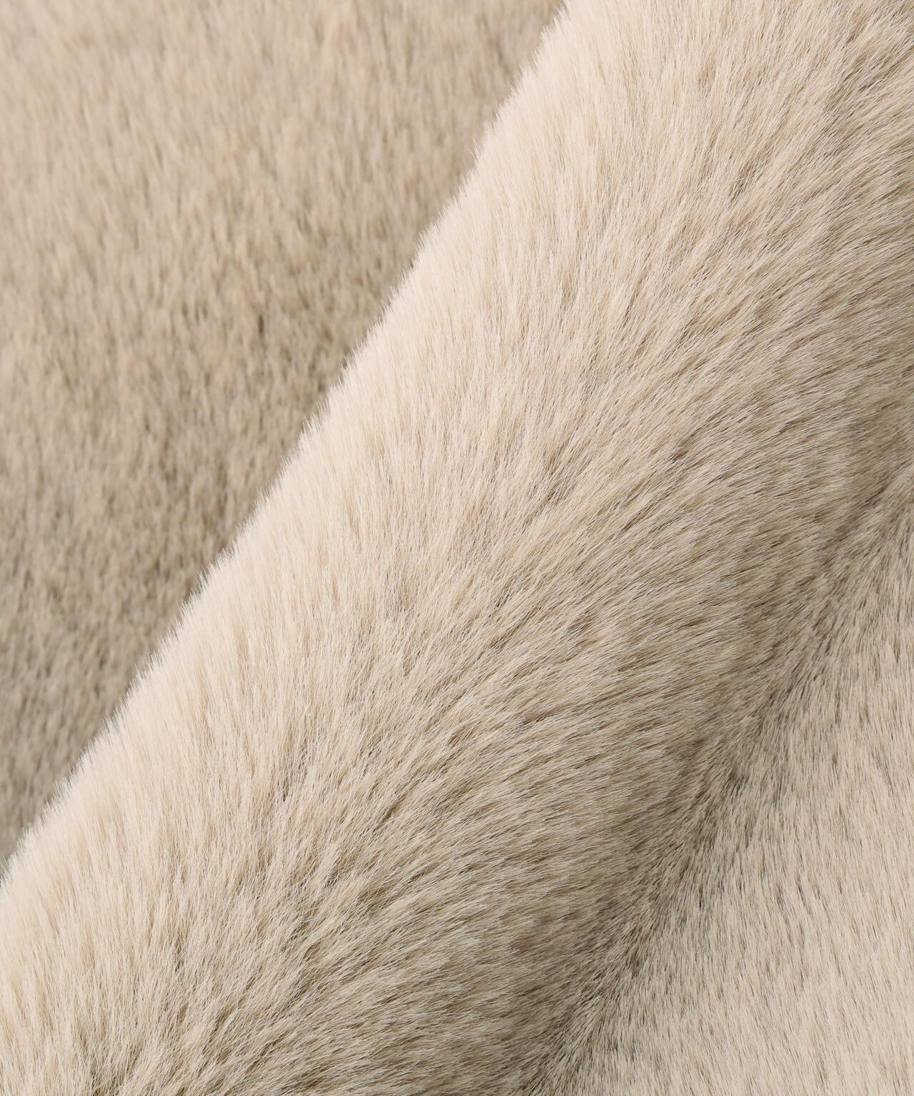 FR(13)NDS /フレンズ/仿皮草連帽短夾克