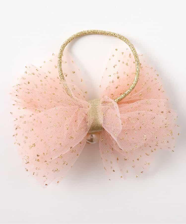 透膚蝴蝶結髮繩