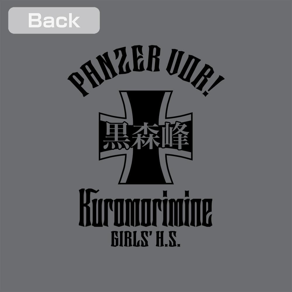 少女與戰車 最終章_XXL碼_黑森峰女學園 拉鍊連帽衛衣 Ver.3.0/混灰色