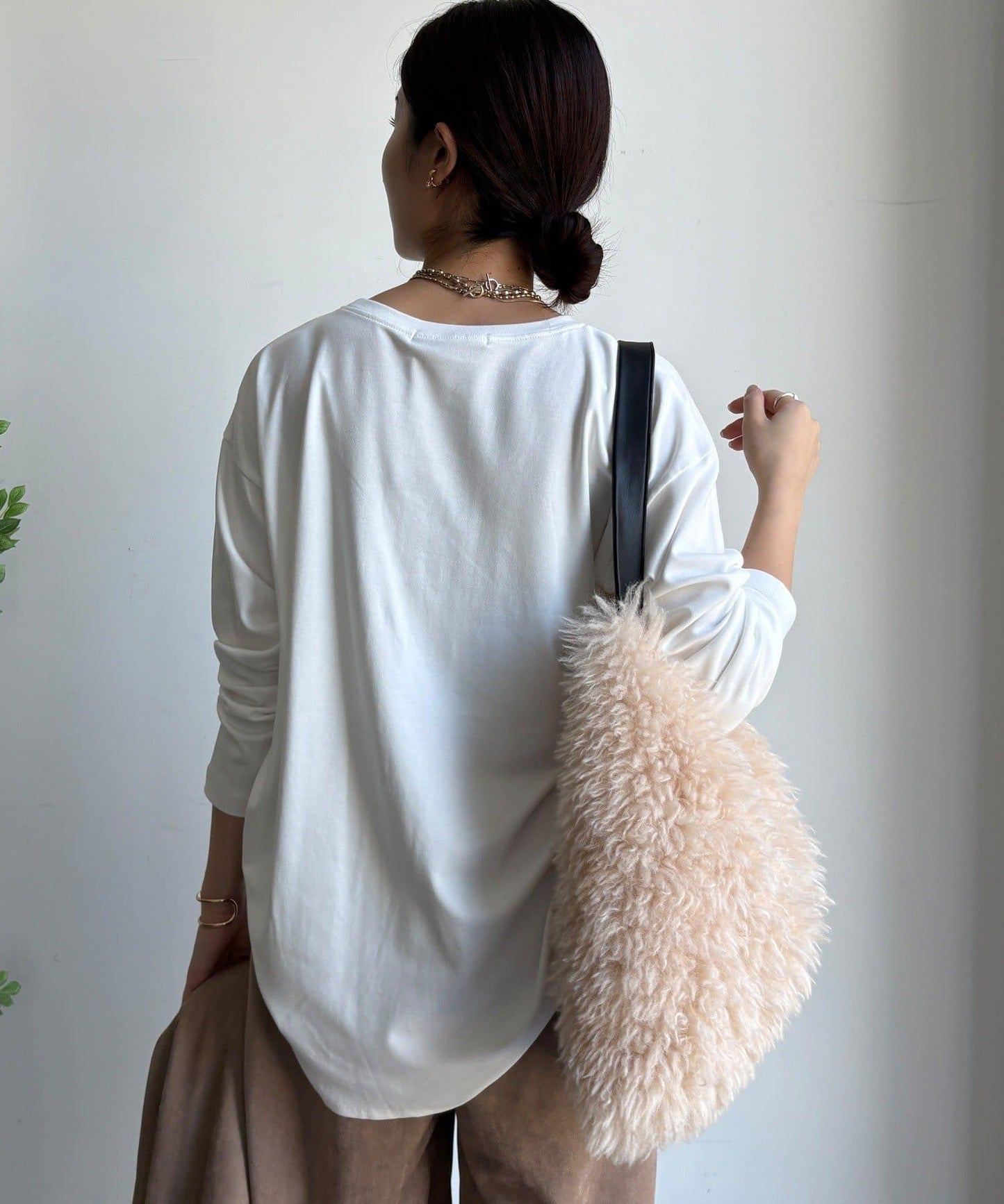 保暖寬鬆長袖T恤