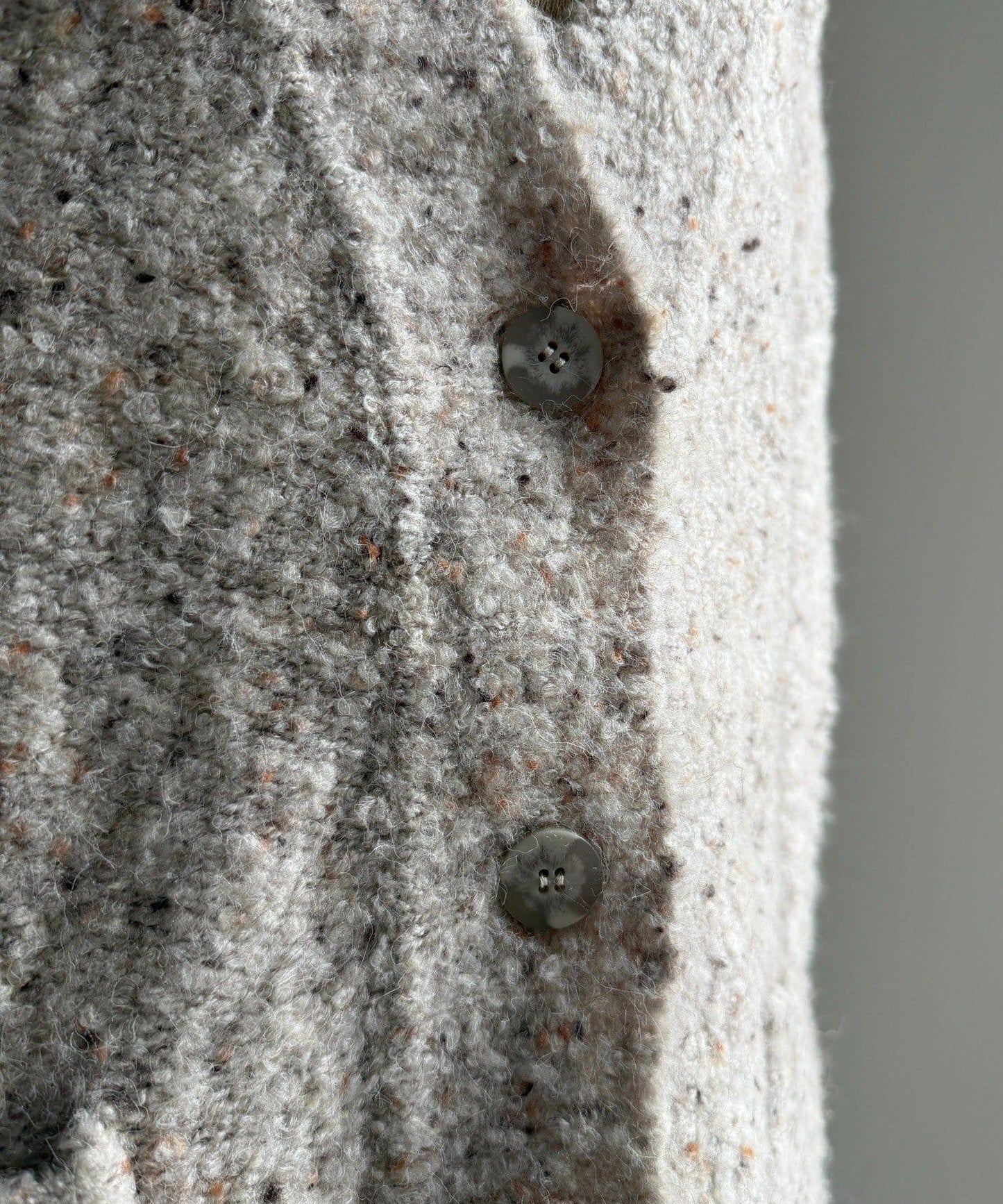 可水洗彩色紗點開衫