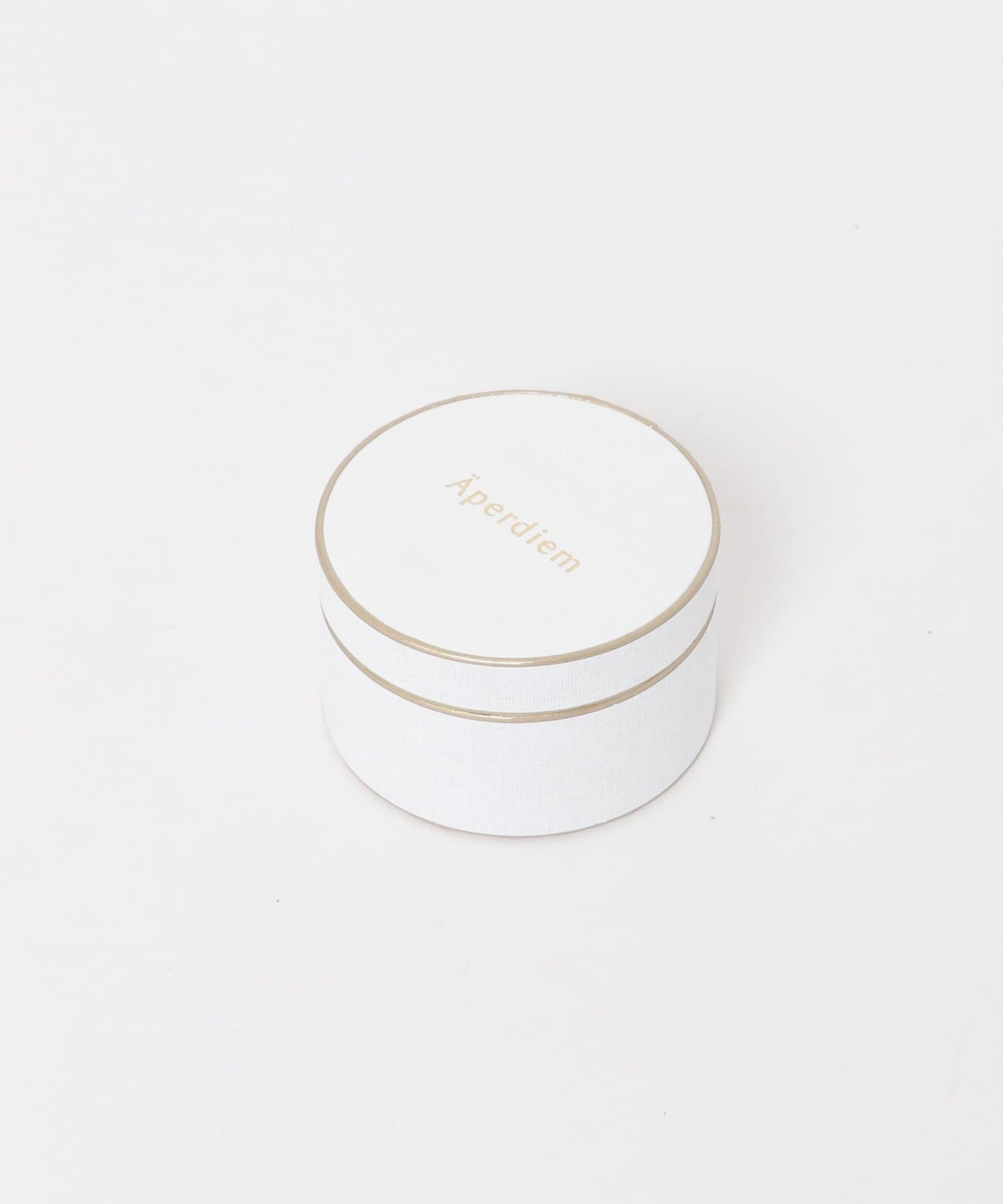 Aperdiem 流線方形耳環(金色)